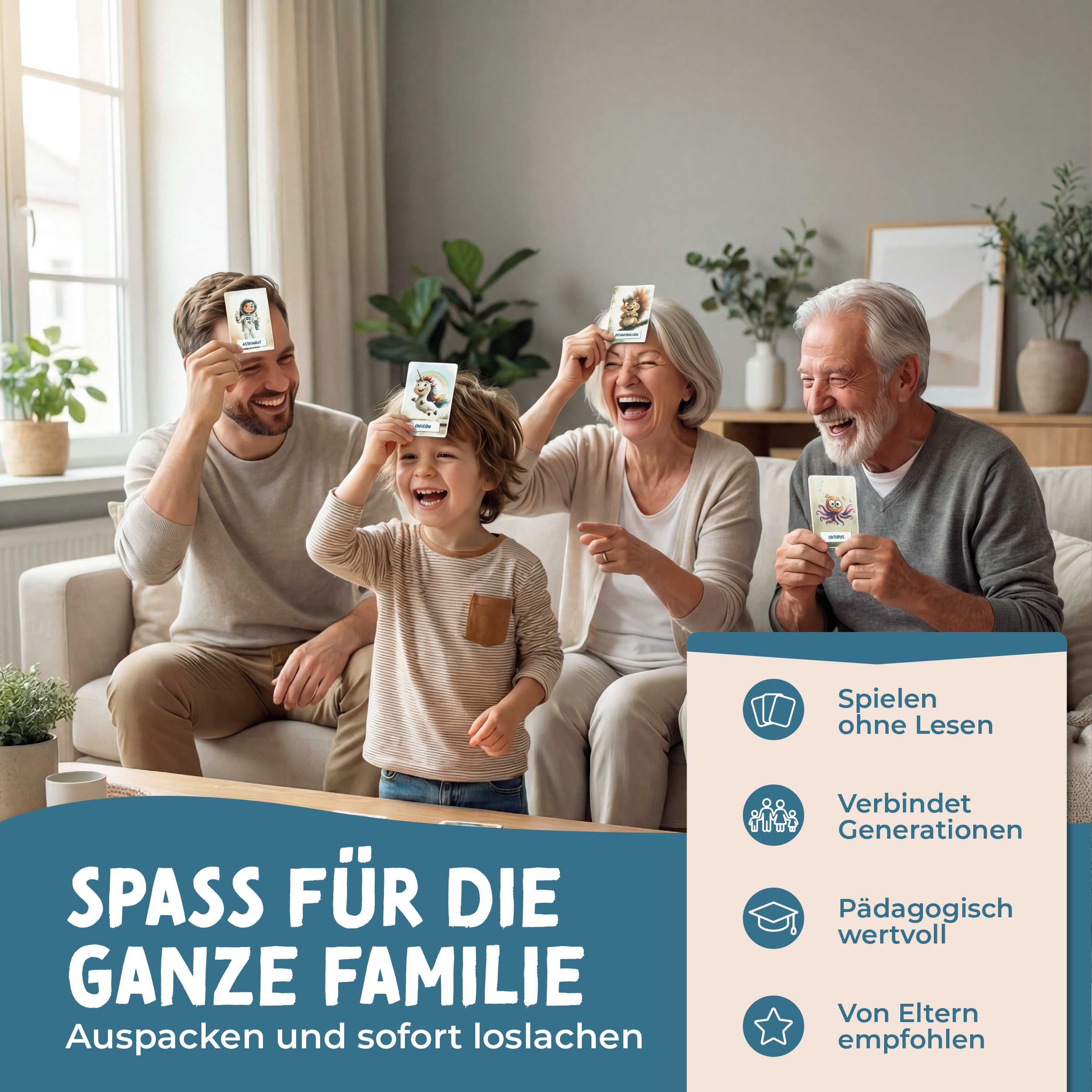Wer bin ich – Kartenspiel ab 4 Jahren