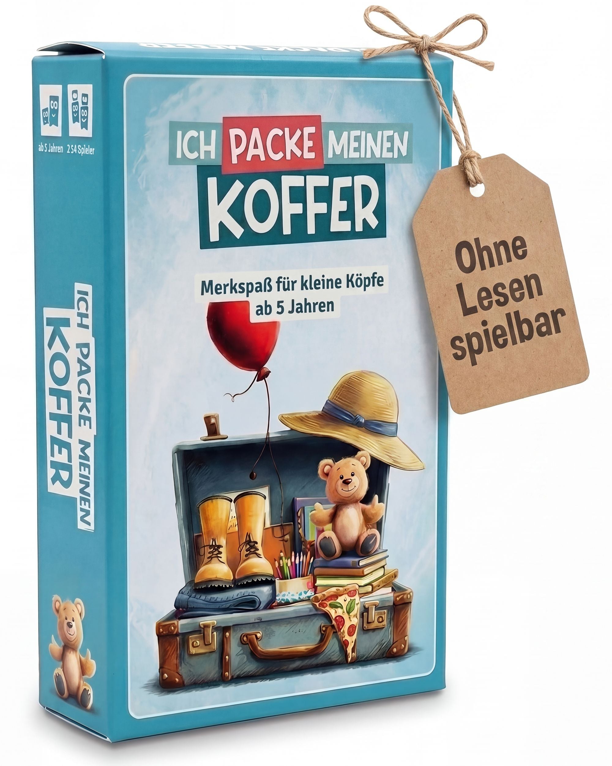 Ich packe Meinen Koffer – Kartenspiel ab 4 Jahren Spiele lila liebt dich