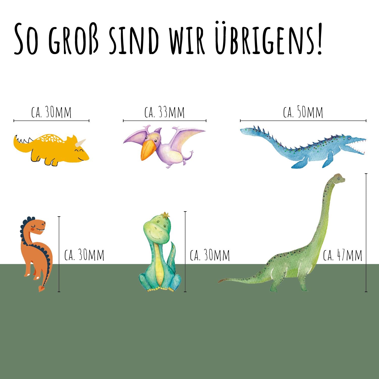 100 Kindertattoos "Die Welt der Dinos" Kindertattoos lilaliebtdich