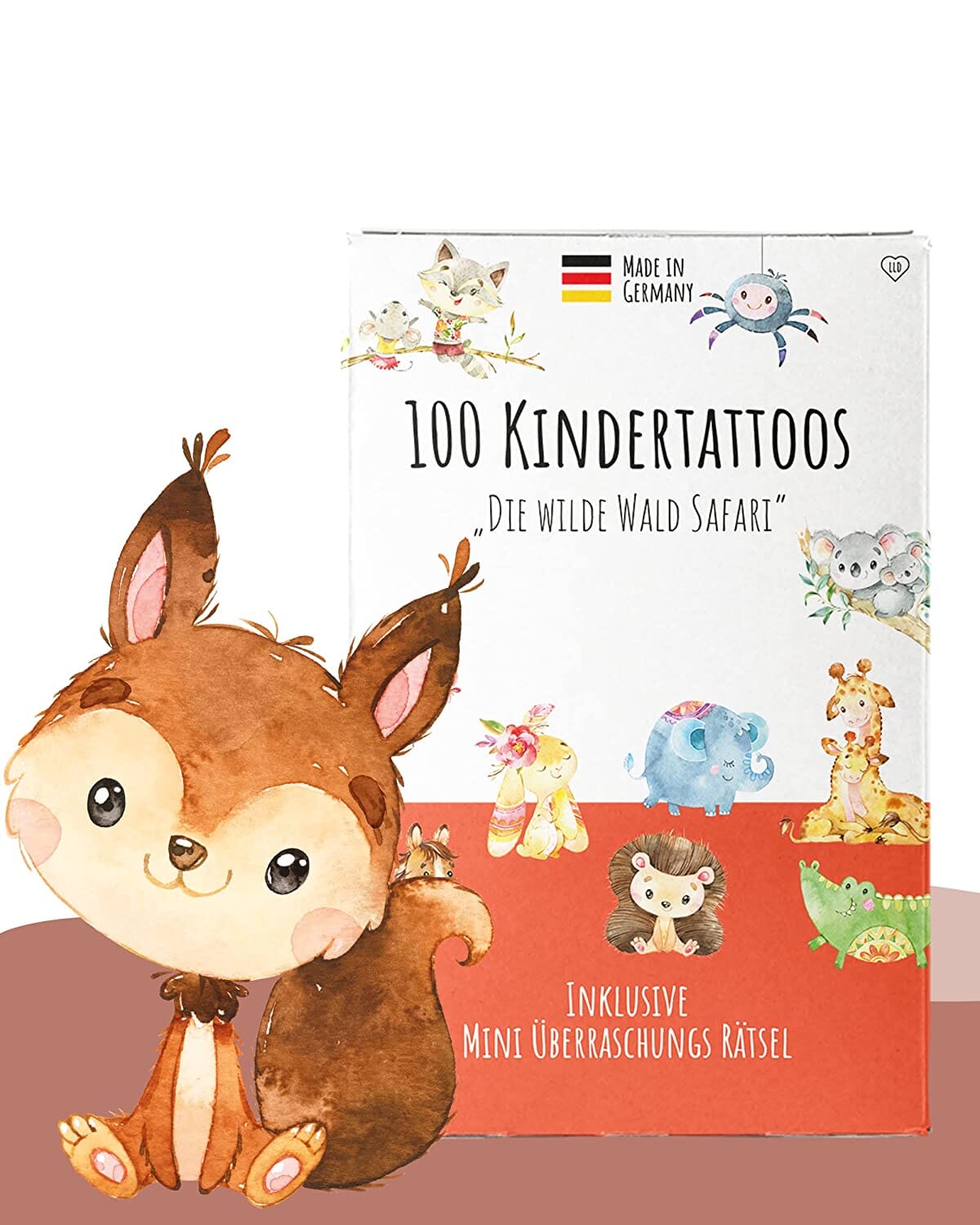 100 Kindertattoos "Die wilde Wald Safari" Kindertattoos lilaliebtdich