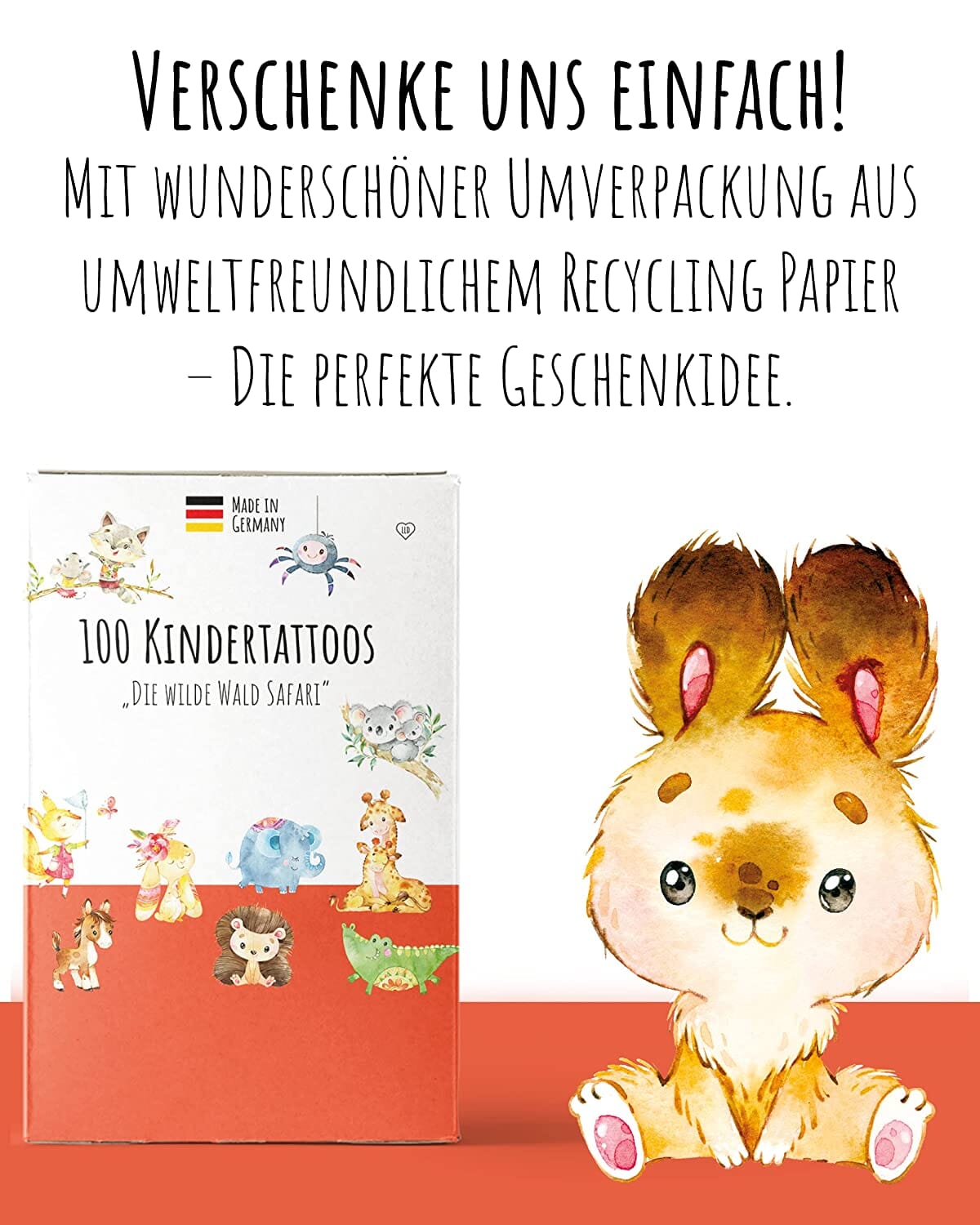 100 Kindertattoos "Die wilde Wald Safari" Kindertattoos lilaliebtdich
