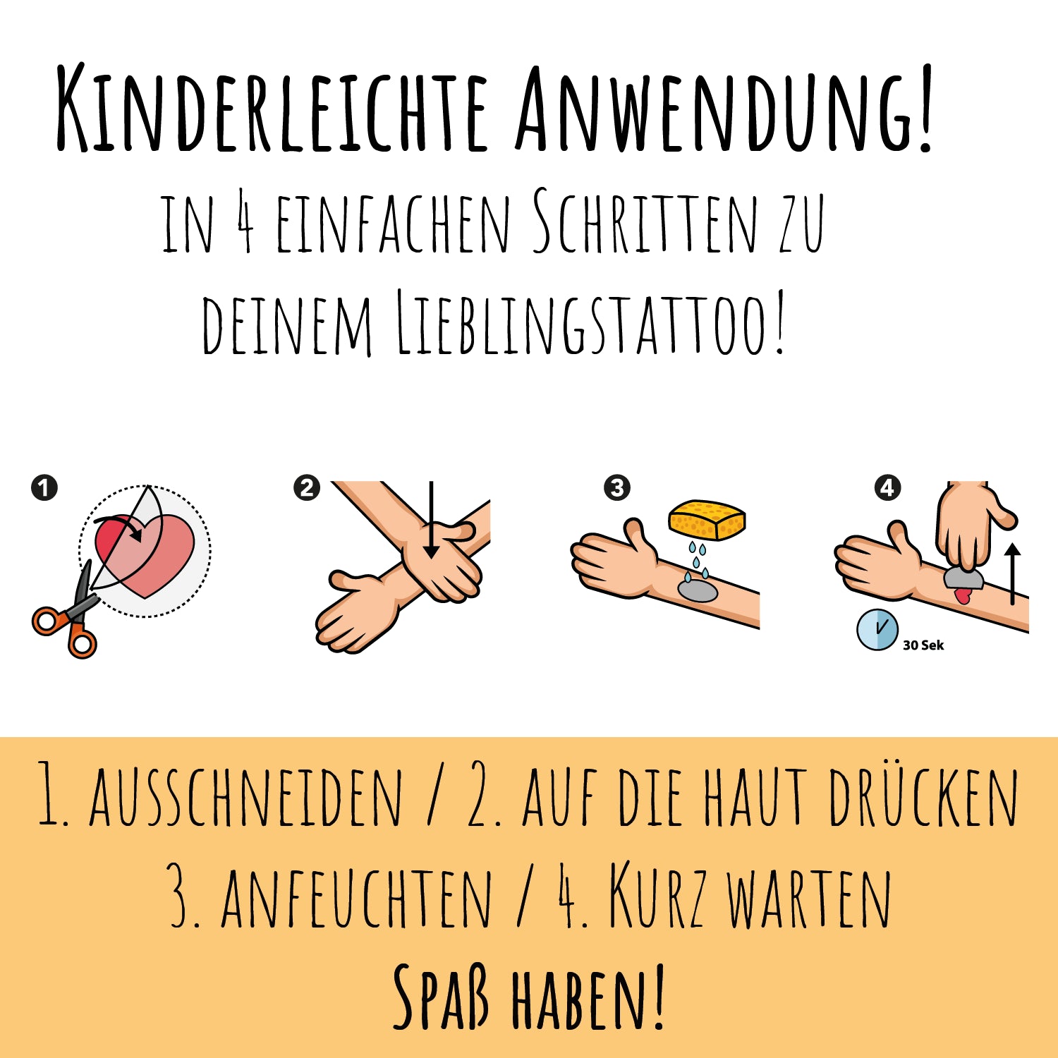 100 Kindertattoos "Ein phantastisches Allerlei" Kindertattoos lilaliebtdich