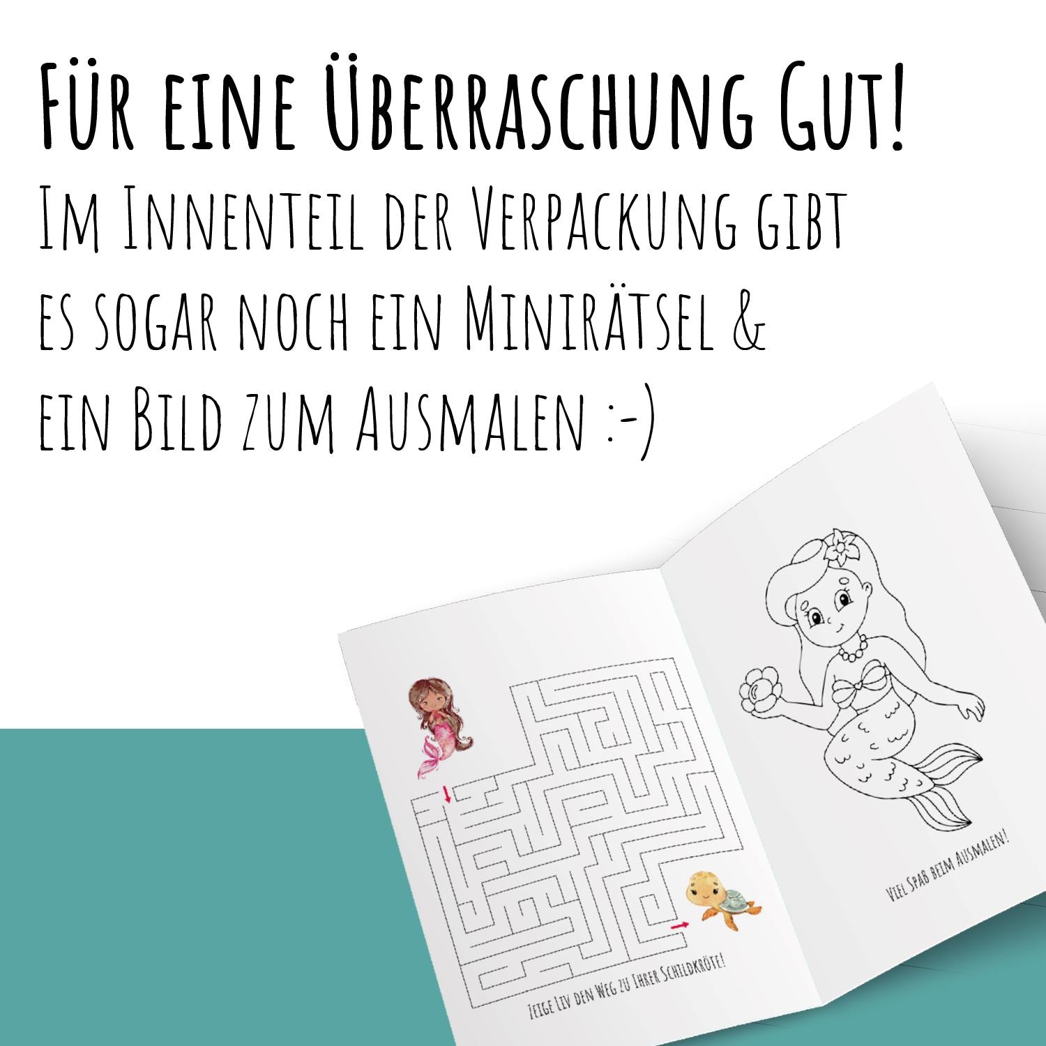 100 Kindertattoos "Meerjungfrauen & ihre Freunde" Kindertattoos lilaliebtdich