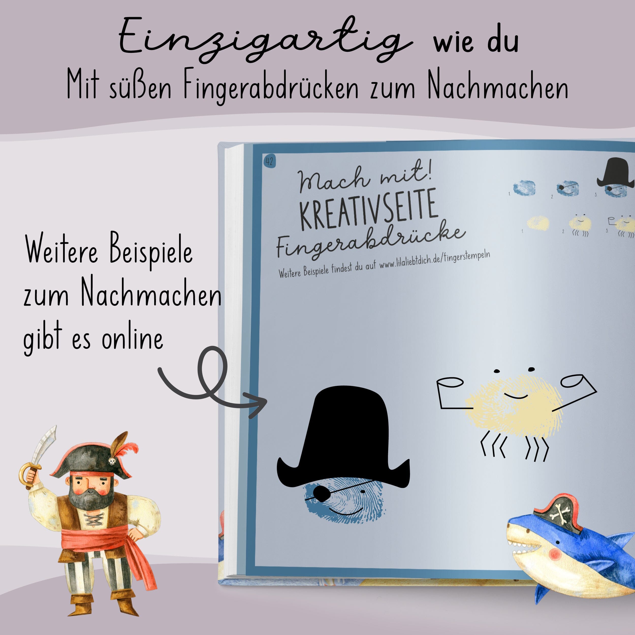 Kindergarten Freundebuch Piraten Kindergarten Freundebuch lila liebt dich