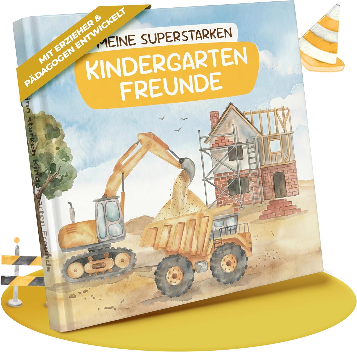 Freundebuch Kindergarten Baustelle