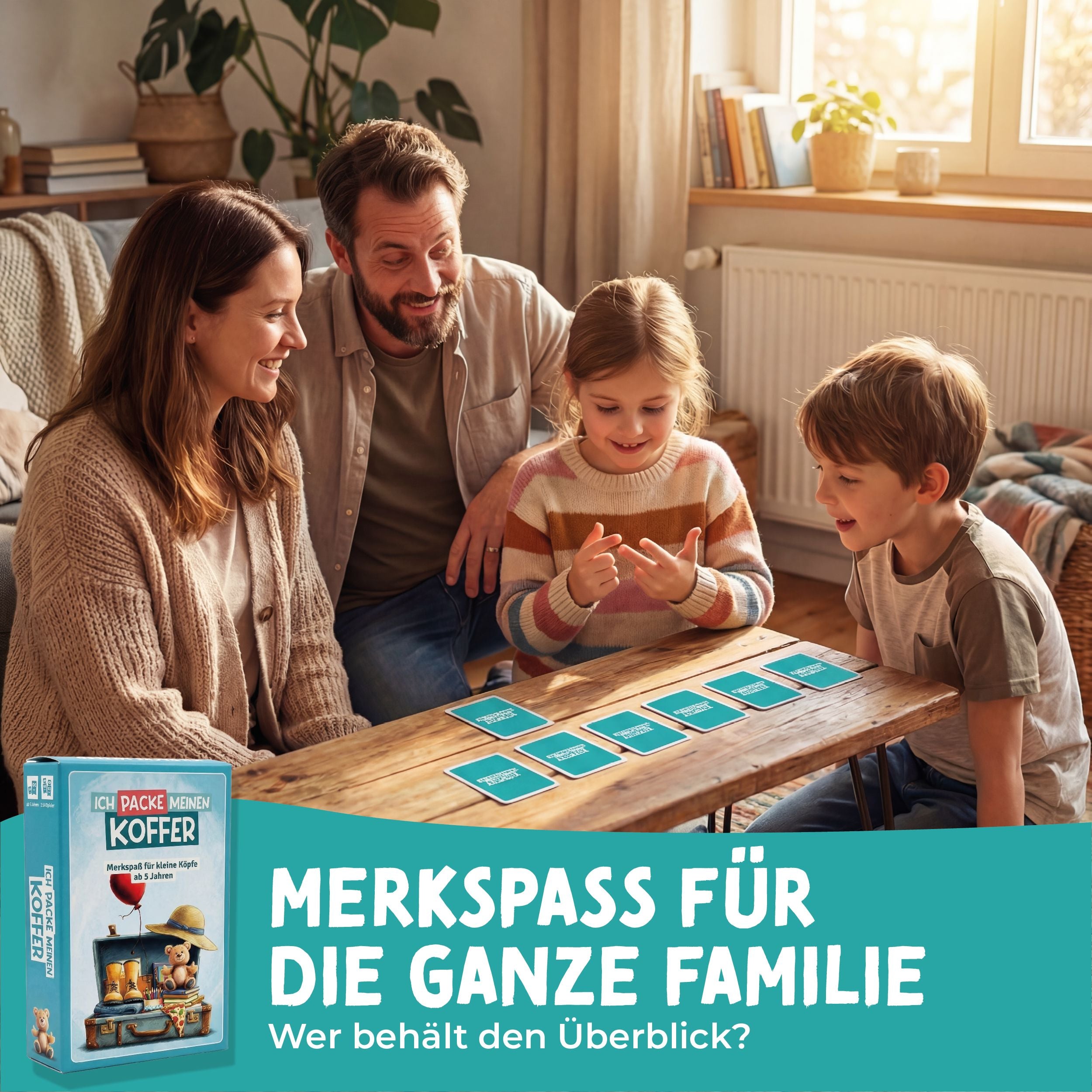 Ich packe Meinen Koffer – Kartenspiel ab 4 Jahren Spiele lila liebt dich 