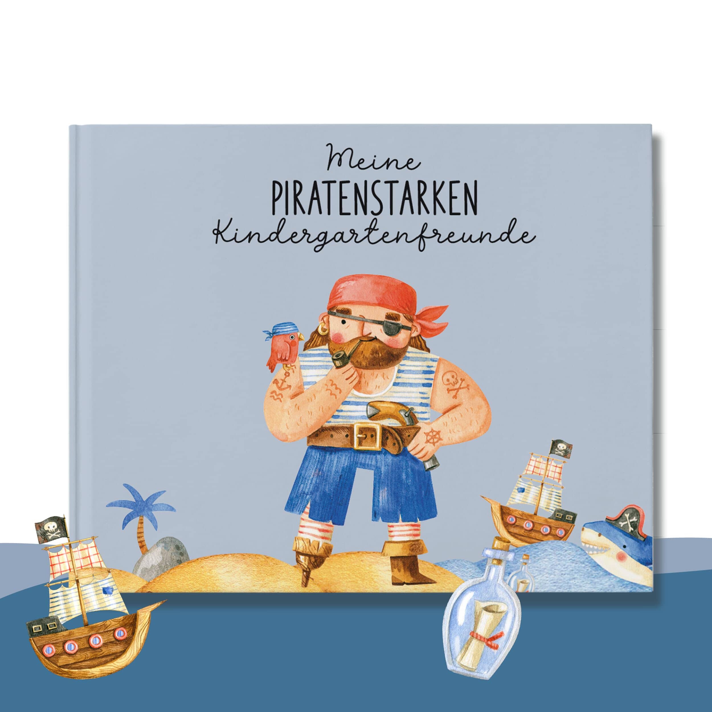 Kindergarten Freundebuch Pirat (kompakt) Kindergarten Freundebuch lila liebt dich 