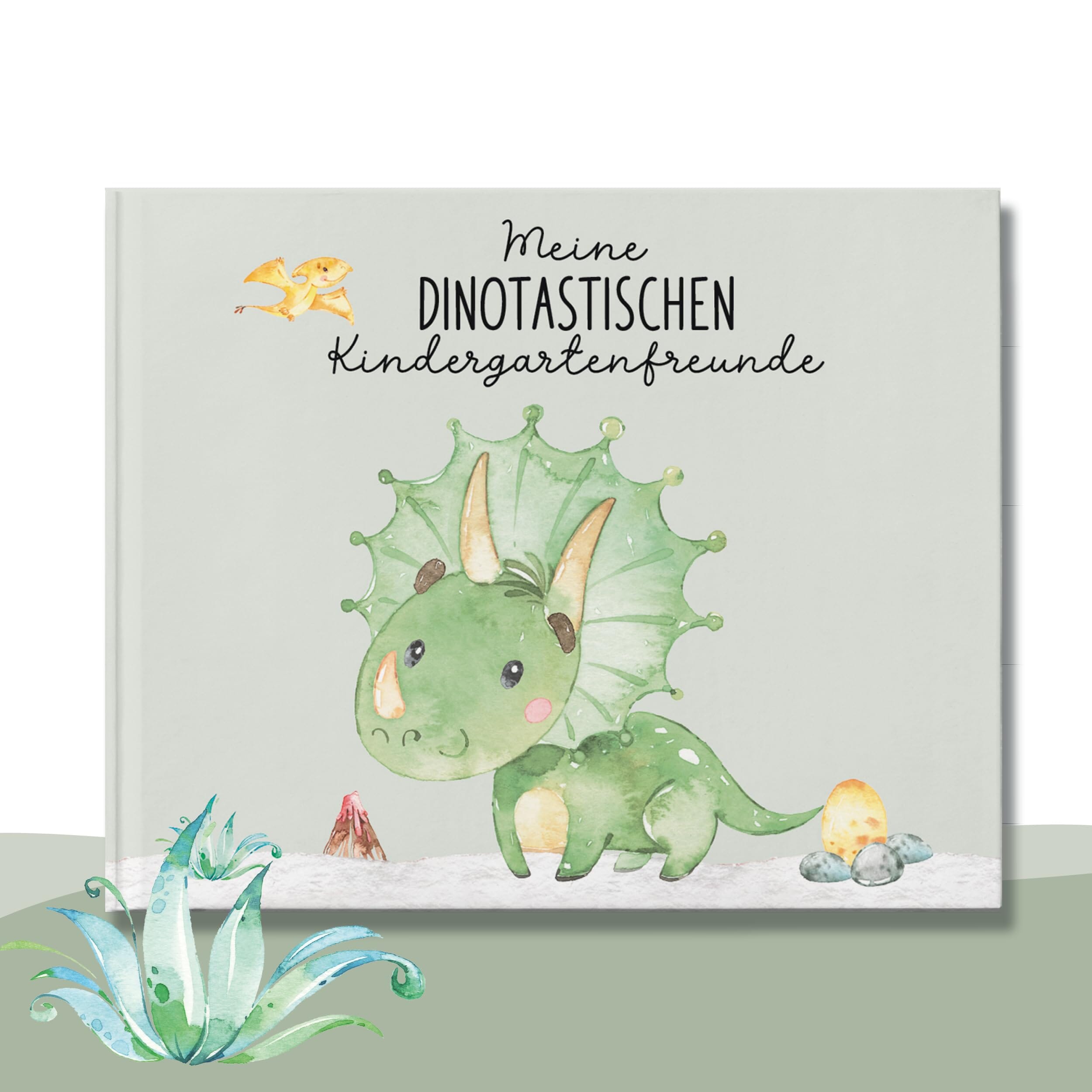 lila liebt dich® Freundebuch Dinosaurier, Freundebuch Kindergarten Junge - Unvergessliche Kindergartenmomente festhalten, kompakt TOYS_AND_GAMES lila liebt dich Dinos 