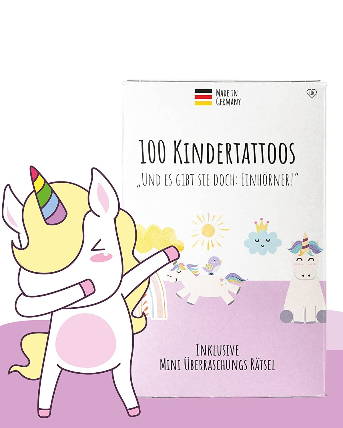 100 Kindertattoos "Und es gibt sie doch: Einhörner!" Kindertattoos lilaliebtdich 