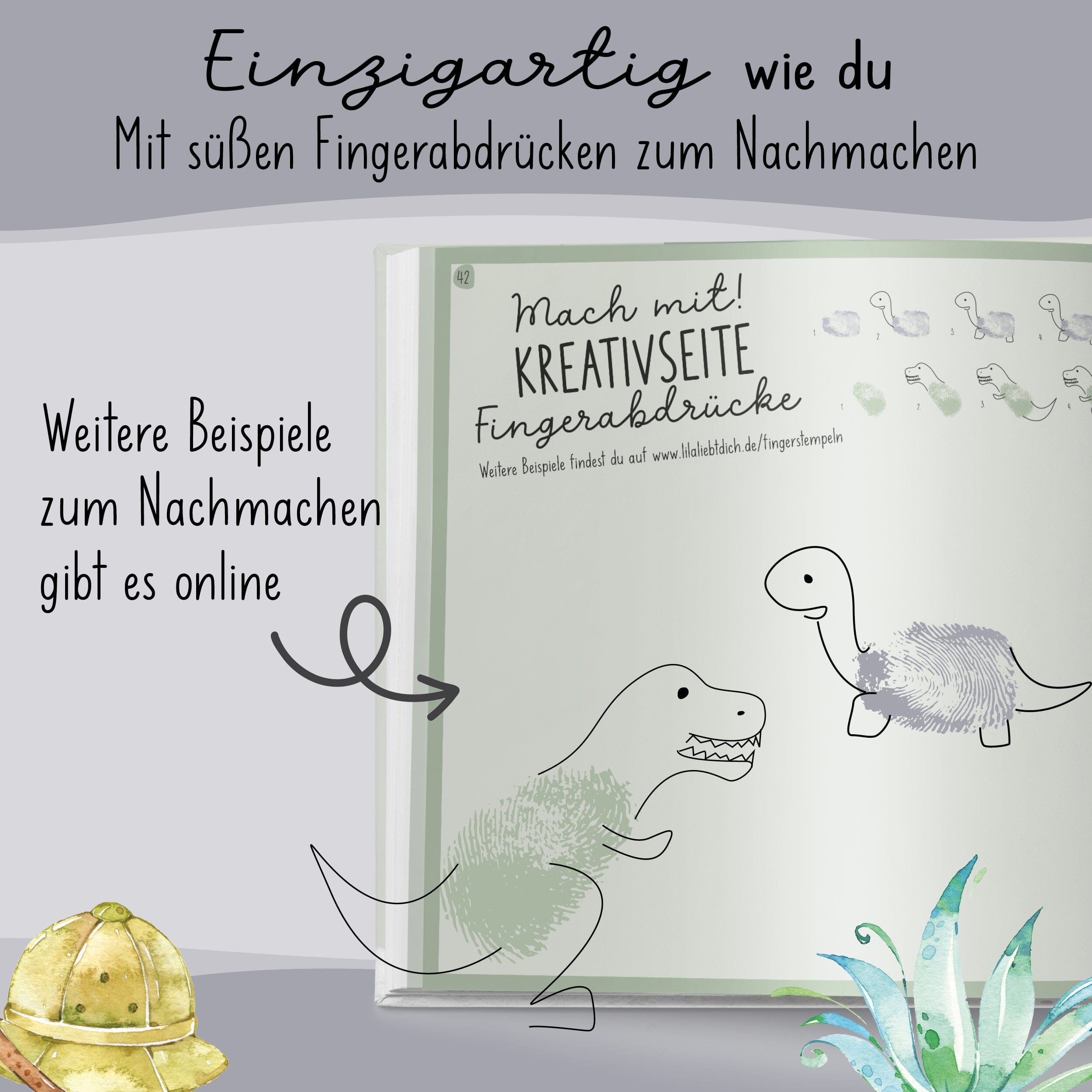 Kindergarten Freundebuch Dinos Kindergarten Freundebuch lila liebt dich 